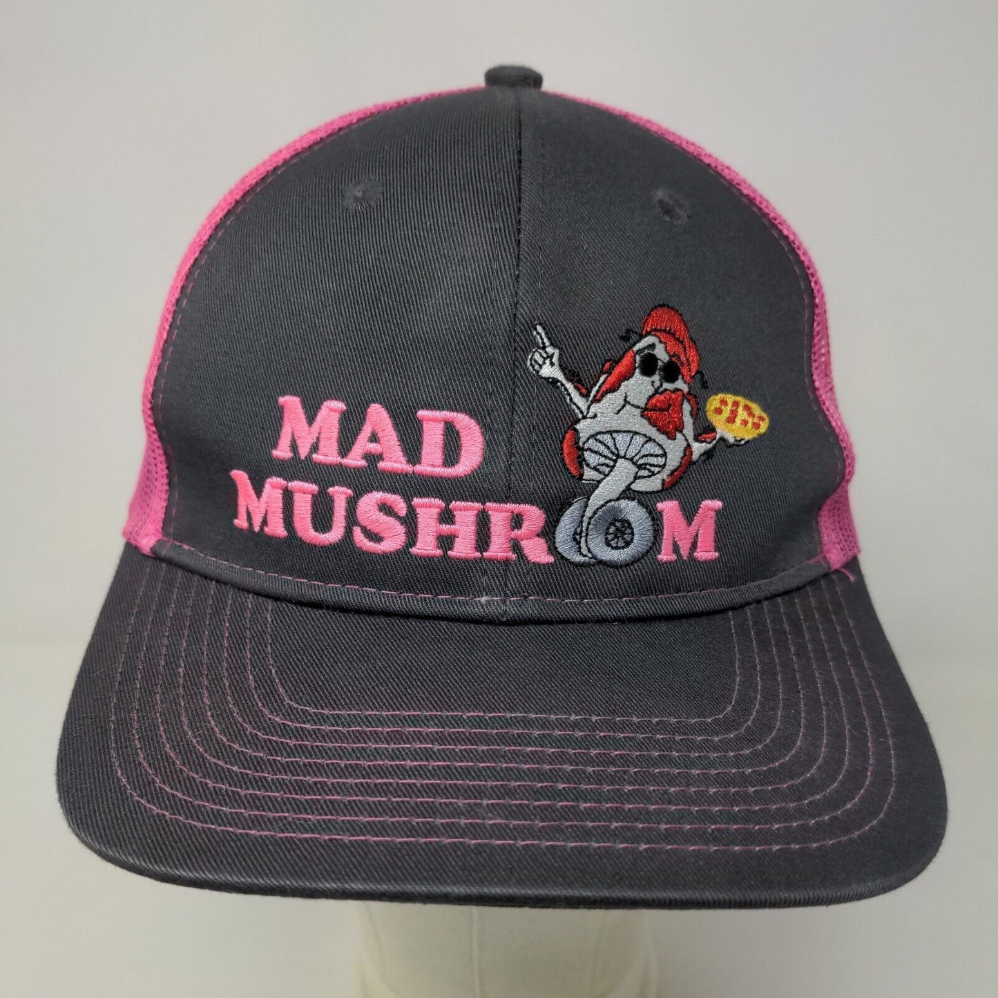 Port Authority Women's Snapback Mesh Back Hat Multicolor Mad Mushroom Logo