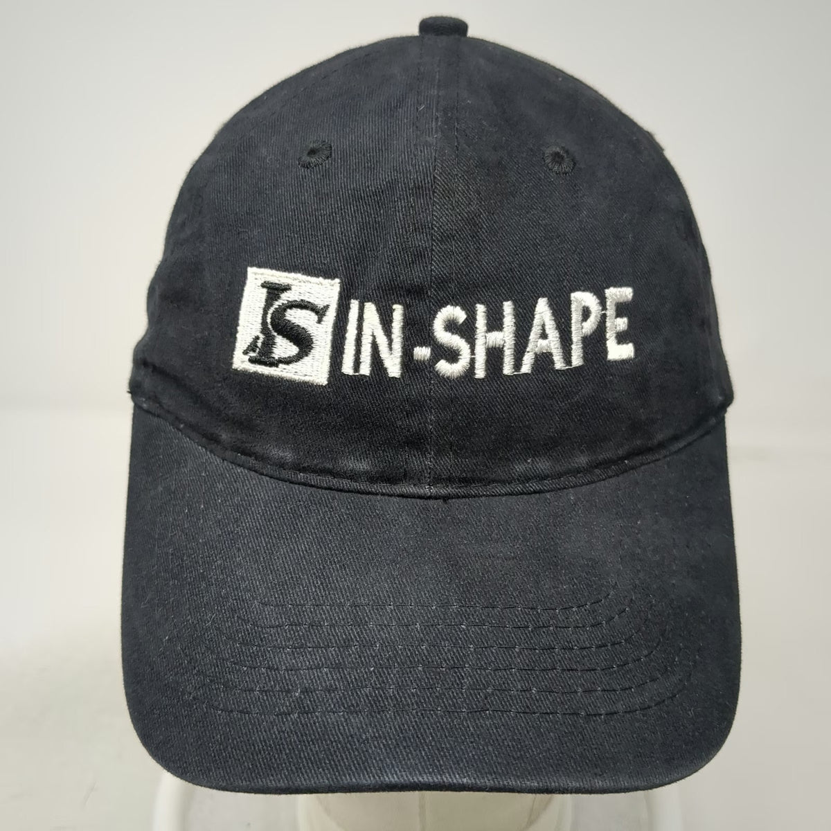 Port & Company Baseball Cap Black One Size In-Shape Health Clubs Logo Cotton Hat