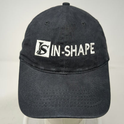Port & Company Baseball Cap Black One Size In-Shape Health Clubs Logo Cotton Hat
