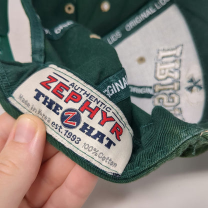 Zephyr Notre Dame Irish Snapback Hat Green One Size Embroidered Shamrock College