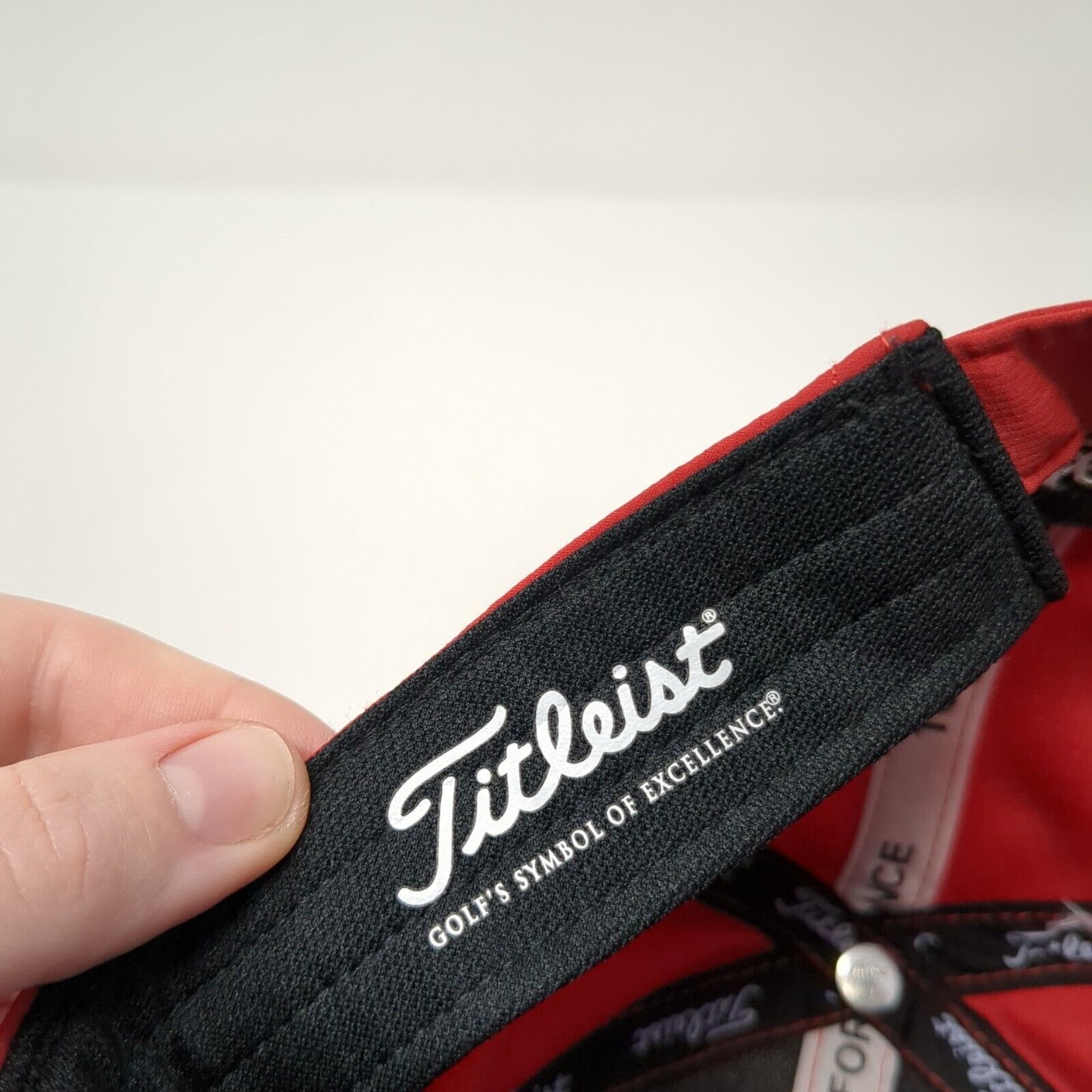 Titleist Boise High Slideback Hat Red One Size Adjustable Embroidered