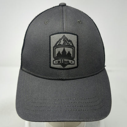 KÜHL Trucker Hat Gray One Size Mesh Back Mountain Patch Snapback Hiking Outdoors