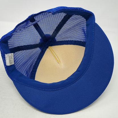 Malheur Potato Bargaining Association Trucker Hat Blue Pom Pom Mesh Vintage