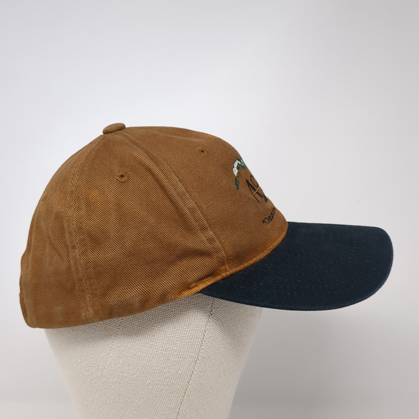 ACHD Committed to Service Strapback Hat Brown One Size Colorblock