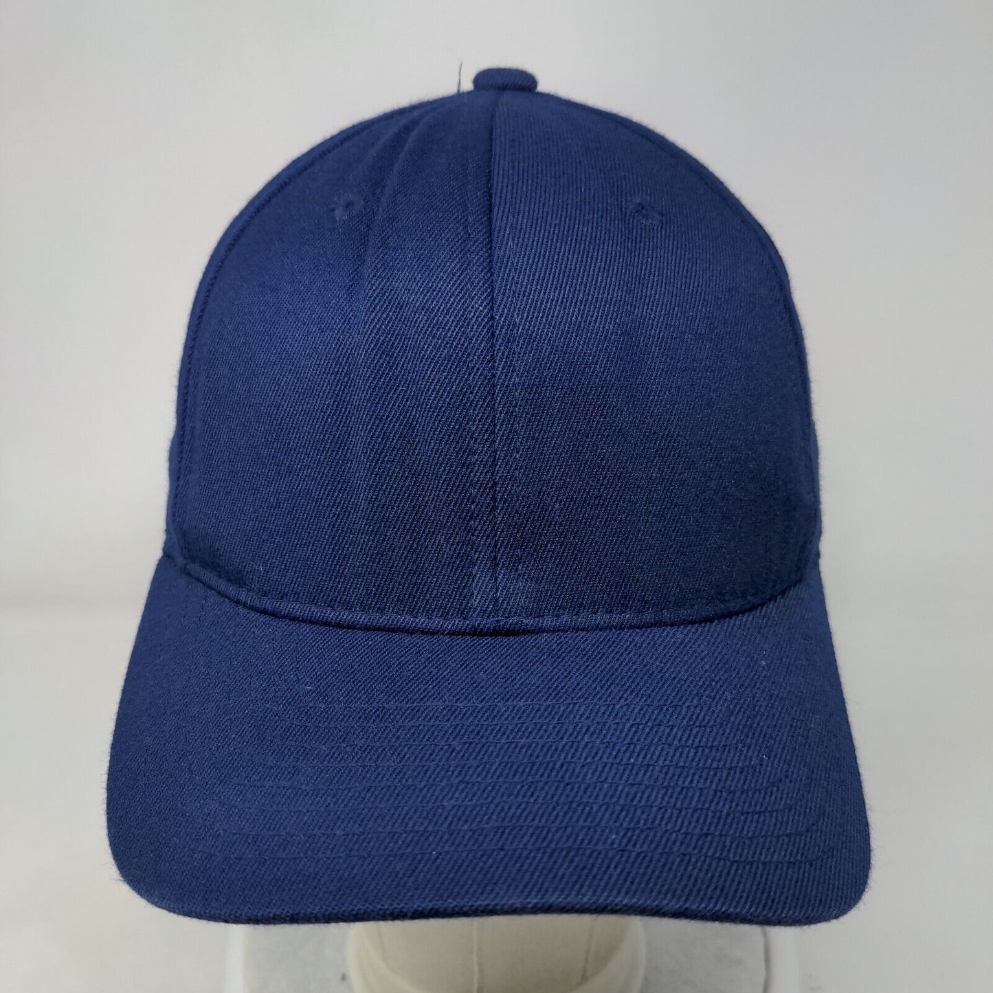 Lids Fitted Hat Blue Small-Medium Flexfit 6 Panel Vent Holes Blank