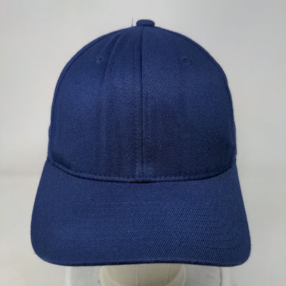 Lids Fitted Hat Blue Small-Medium Flexfit 6 Panel Vent Holes Blank