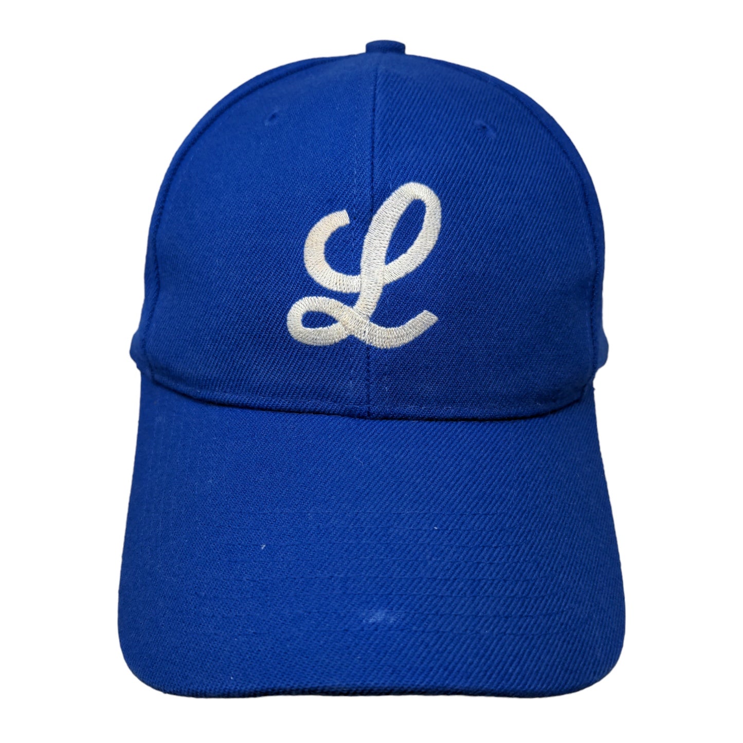 San Sun Men's Snapback Hat Blue Size OSFA Embroidered L Logo