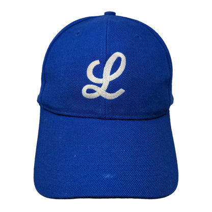 San Sun Men's Snapback Hat Blue Size OSFA Embroidered L Logo