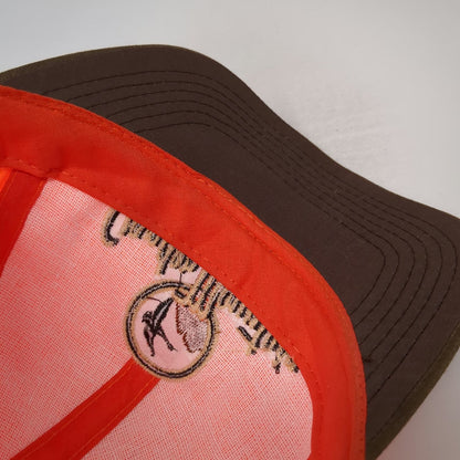 Outdoor Gander Mountain Baseball Cap Orange Brown One Size Strapback USA Hat