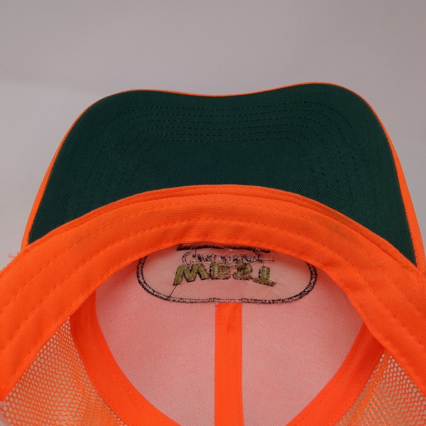 West Contracting Snapback Mesh Back Trucker Hat Orange One Size 6 Panel