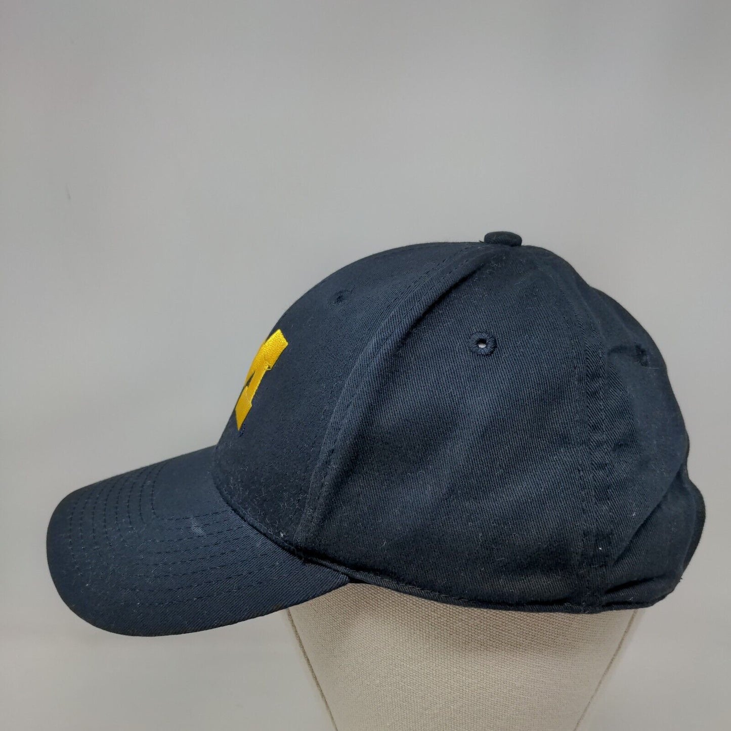 Michigan Wolverines Strapback Hat Blue OSFA Embroidered Logo NCAA Fan Favorite