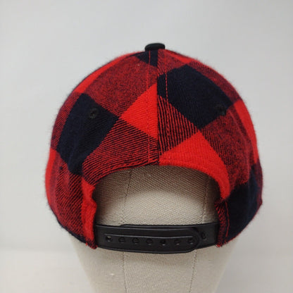 Cabela's Snapback Hat Multicolor OSFA Adjustable Check 6 Panel Cotton