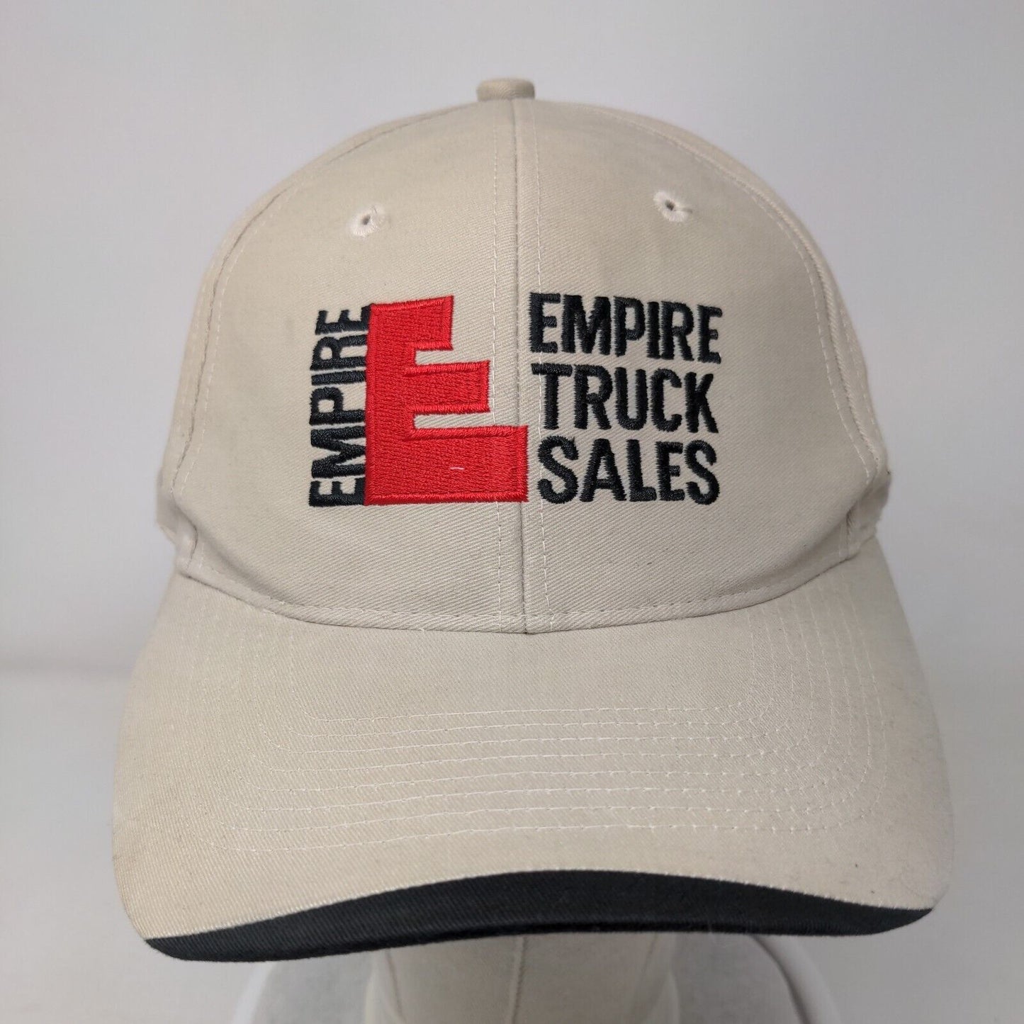 Empire Truck Sales Freightliner Strapback Hat Tan One Size Embroidered