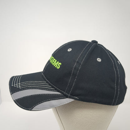 TranSystems Strapback Hat Black One Size Embroidered Cap America Outdoor