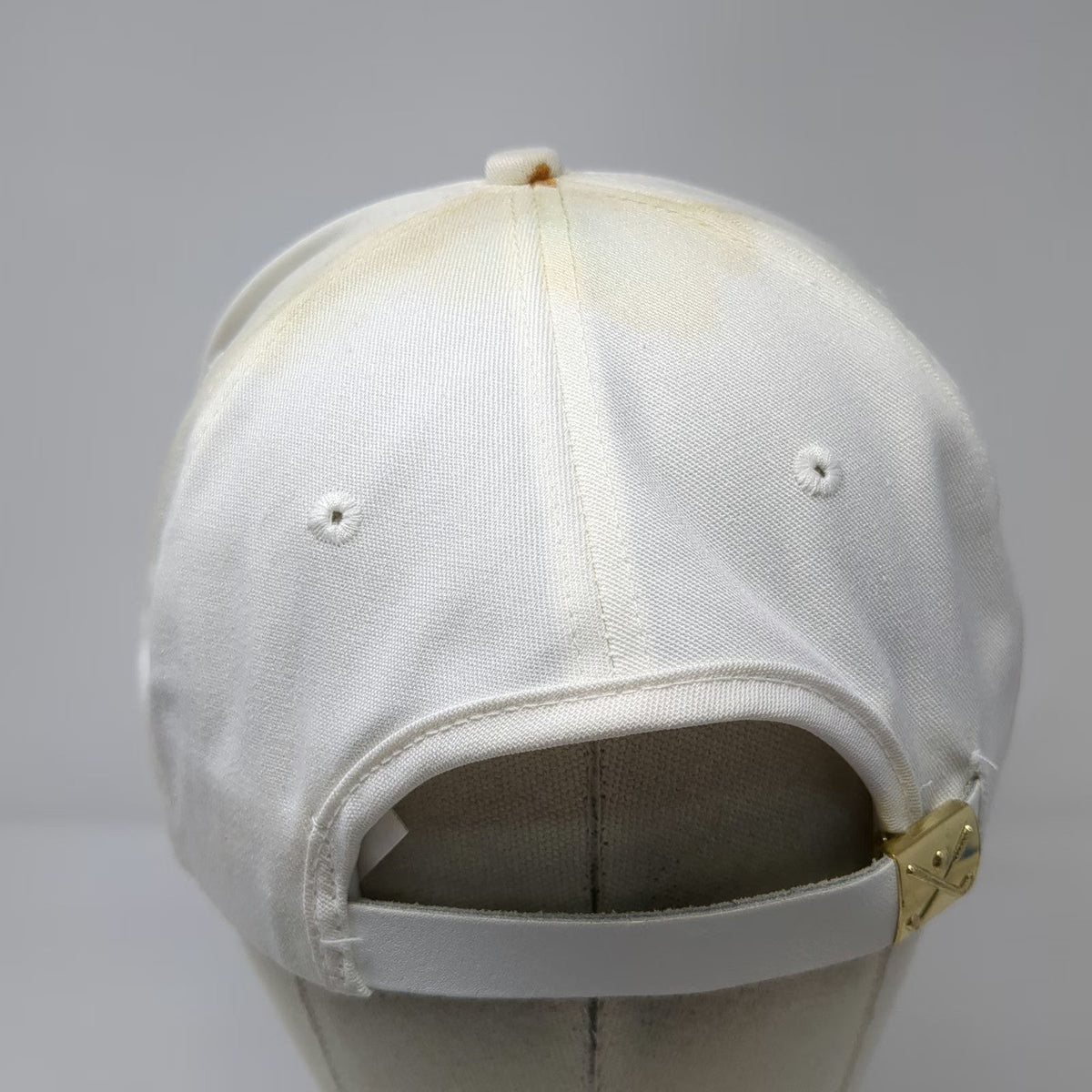 America's Legend Baseball Cap White One Size Rope Brim Fraser Industries USA Hat