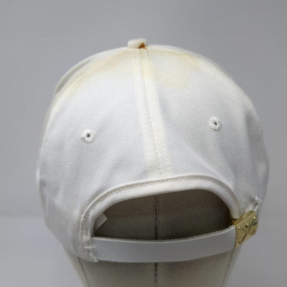 America's Legend Baseball Cap White One Size Rope Brim Fraser Industries USA Hat