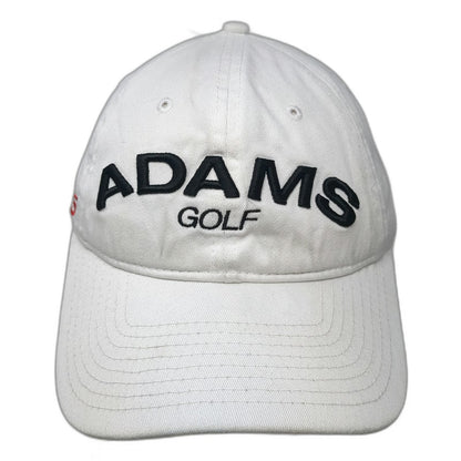 New Era Adams Golf Super S Baseball Cap White One Size Adjustable Slideback Hat