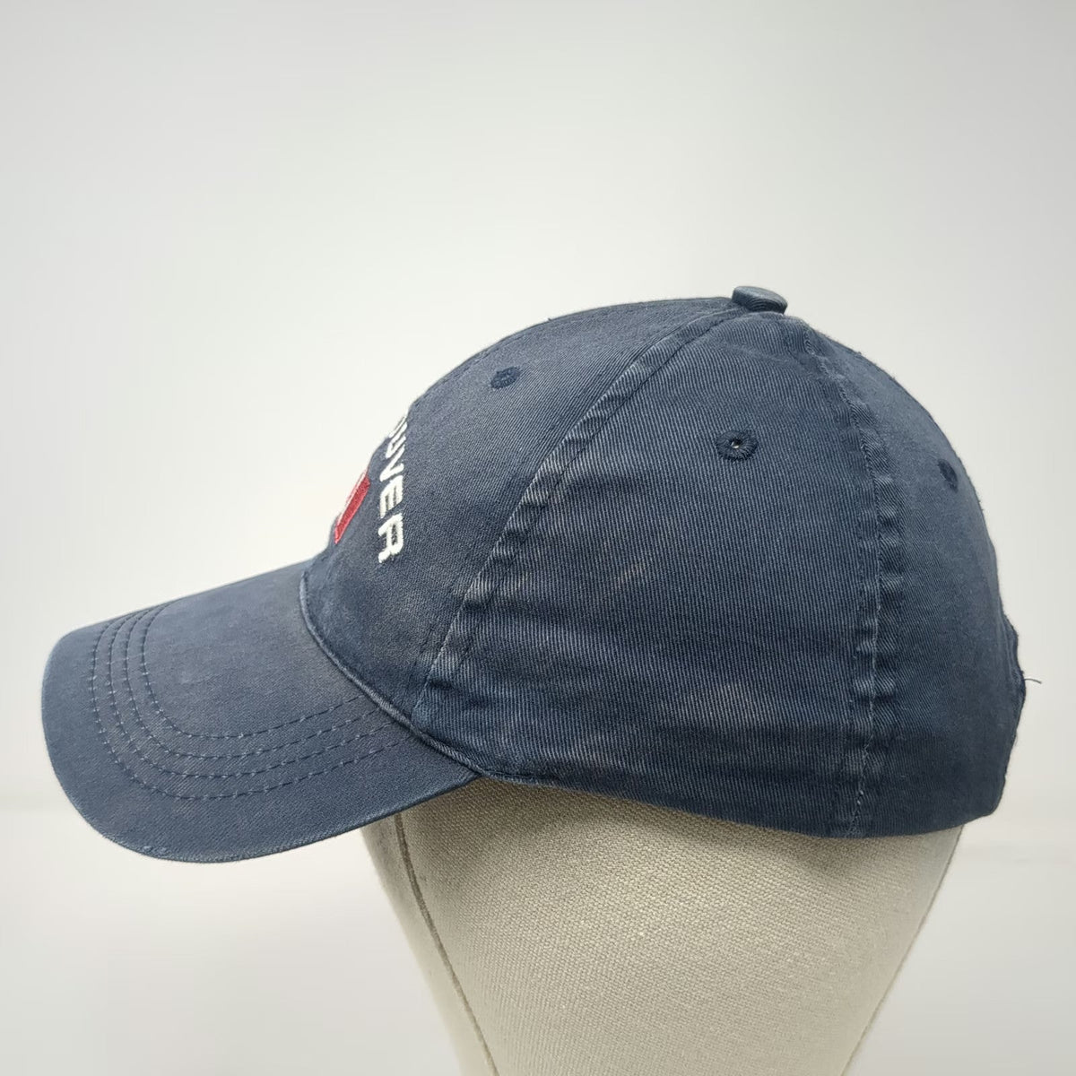 Vancouver Canada Flag Hat Baseball Cap Blue One Size Strapback Cotton Souvenir