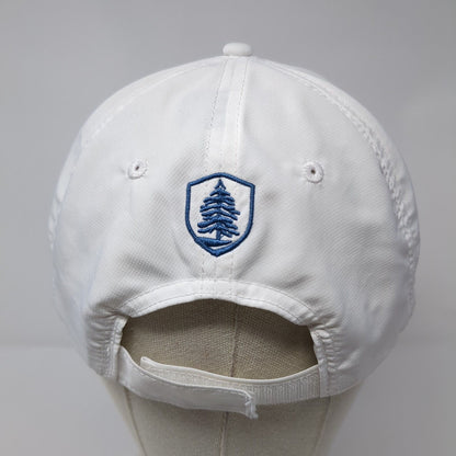 Torreon Strapback Hat White One Size Adjustable Embroidered Pukka