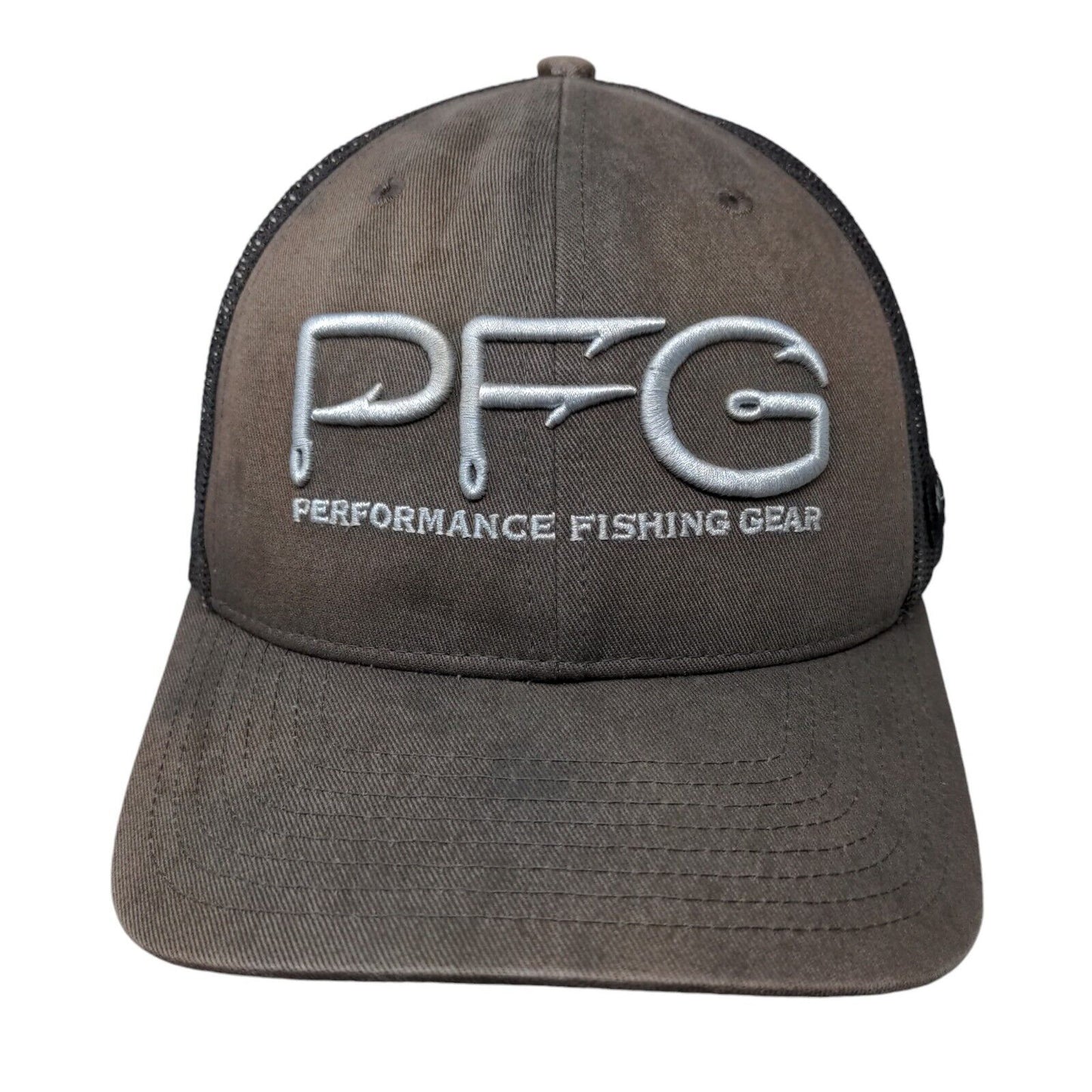 PFG Performance Fishing Gear Snapback Trucker Hat Gray One Size Columbia