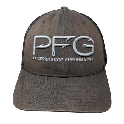 PFG Performance Fishing Gear Snapback Trucker Hat Gray One Size Columbia