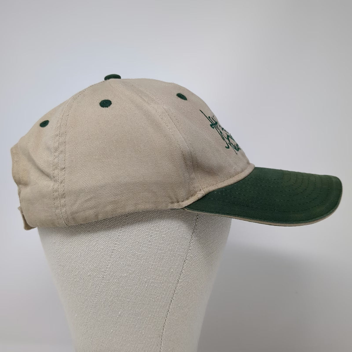 Otto Baseball Cap Beige Green One Size Hope Mountain Nurseries Strapback Hat