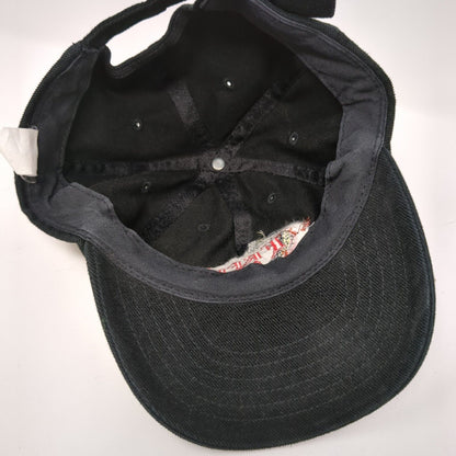 Fred's Custom Tackle Slideback Hat Black One Size Adjustable Embroidered Cotton