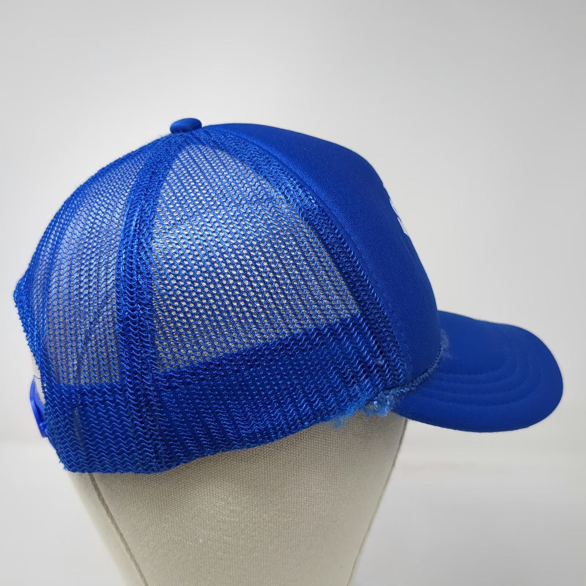 Otto Trucker Hat Blue One Size Twin Oaks Day Camp 50 Years Anniversary Graphic