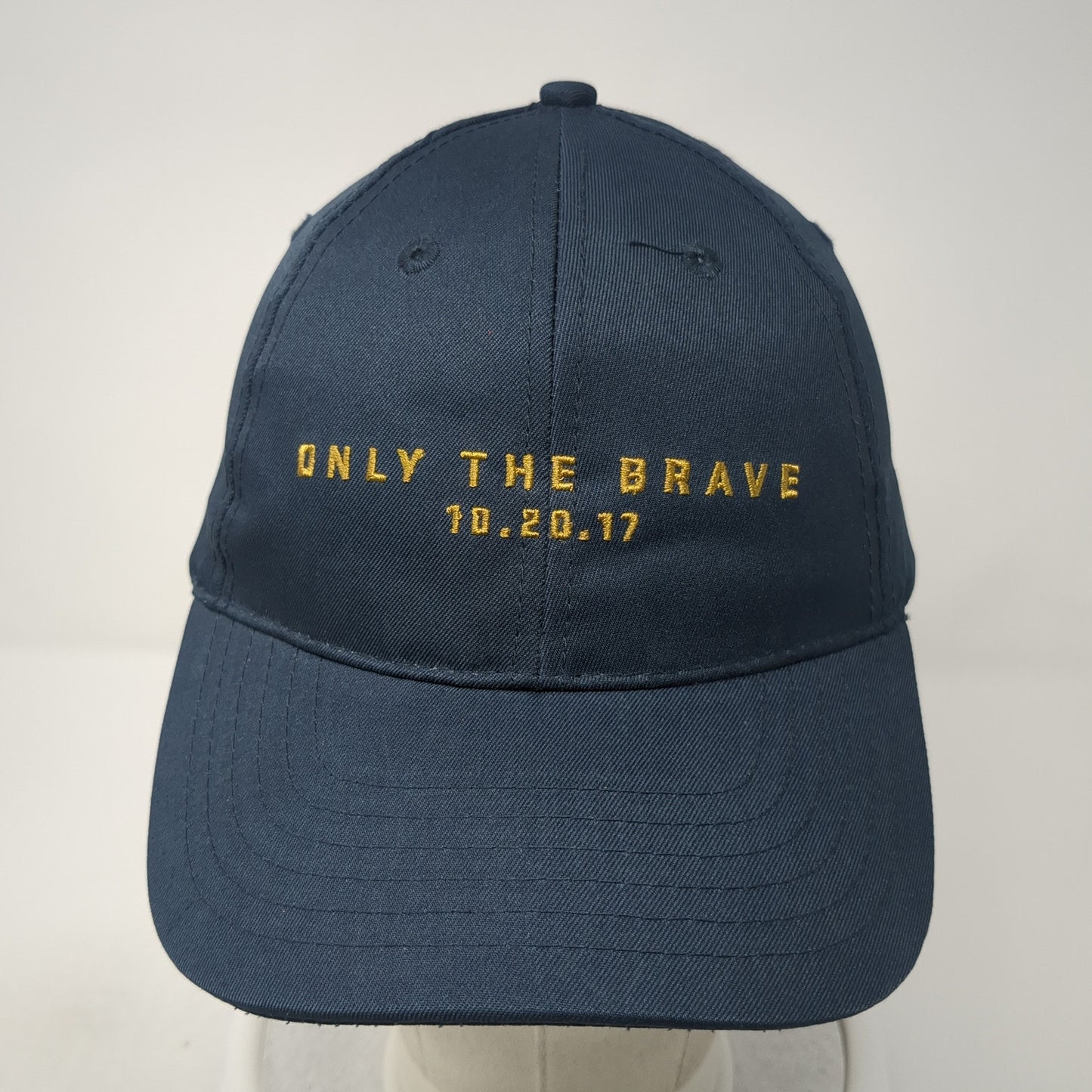 Only The Brave 10.20.17 Strapback Hat Blue One Size Adjustable Apollo