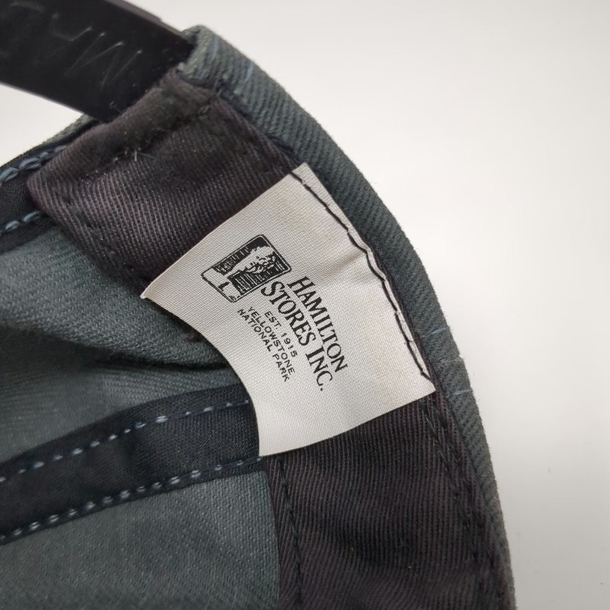 Hamilton Stores Snapback Gray Red Green One Size Yellowstone Hat Hiker USA Made
