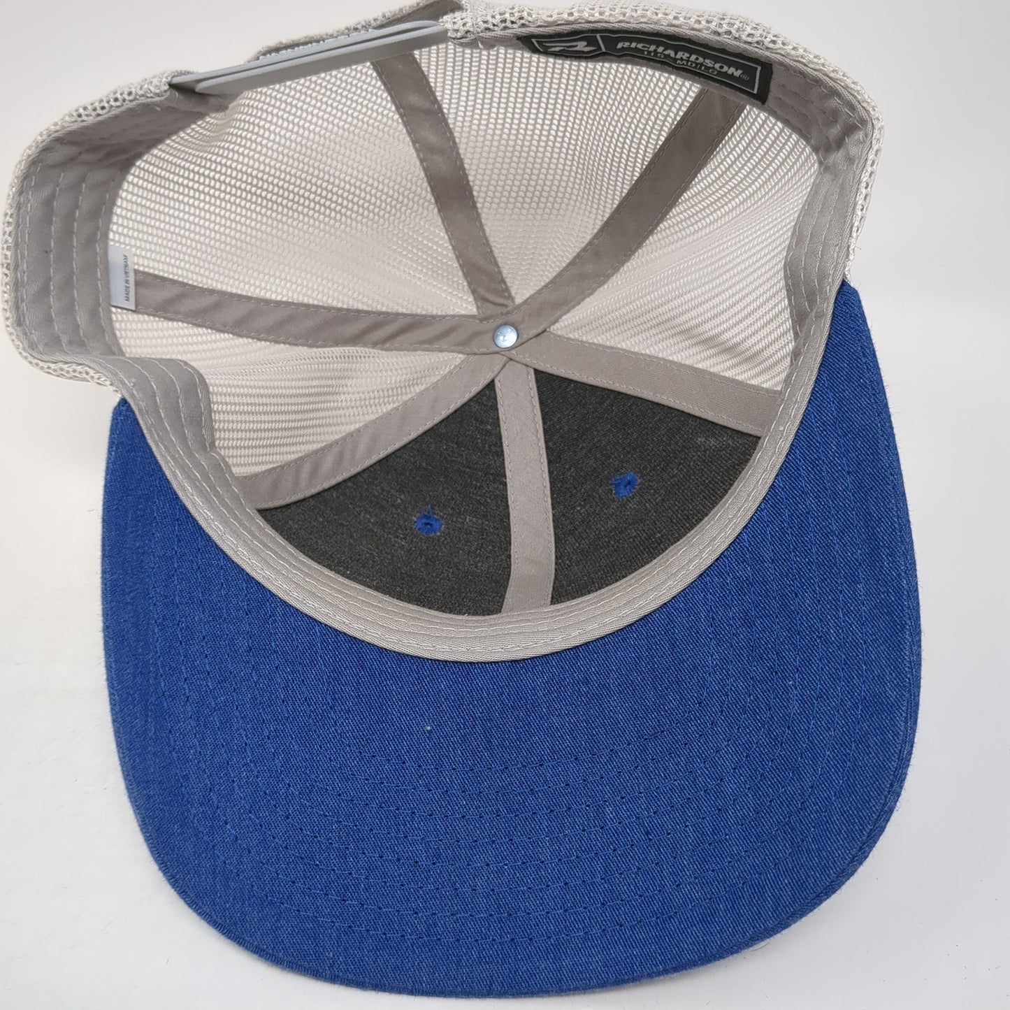 Idaho Patch Snapback Mesh Back Trucker Hat Blue Large Colorblock Outdoor