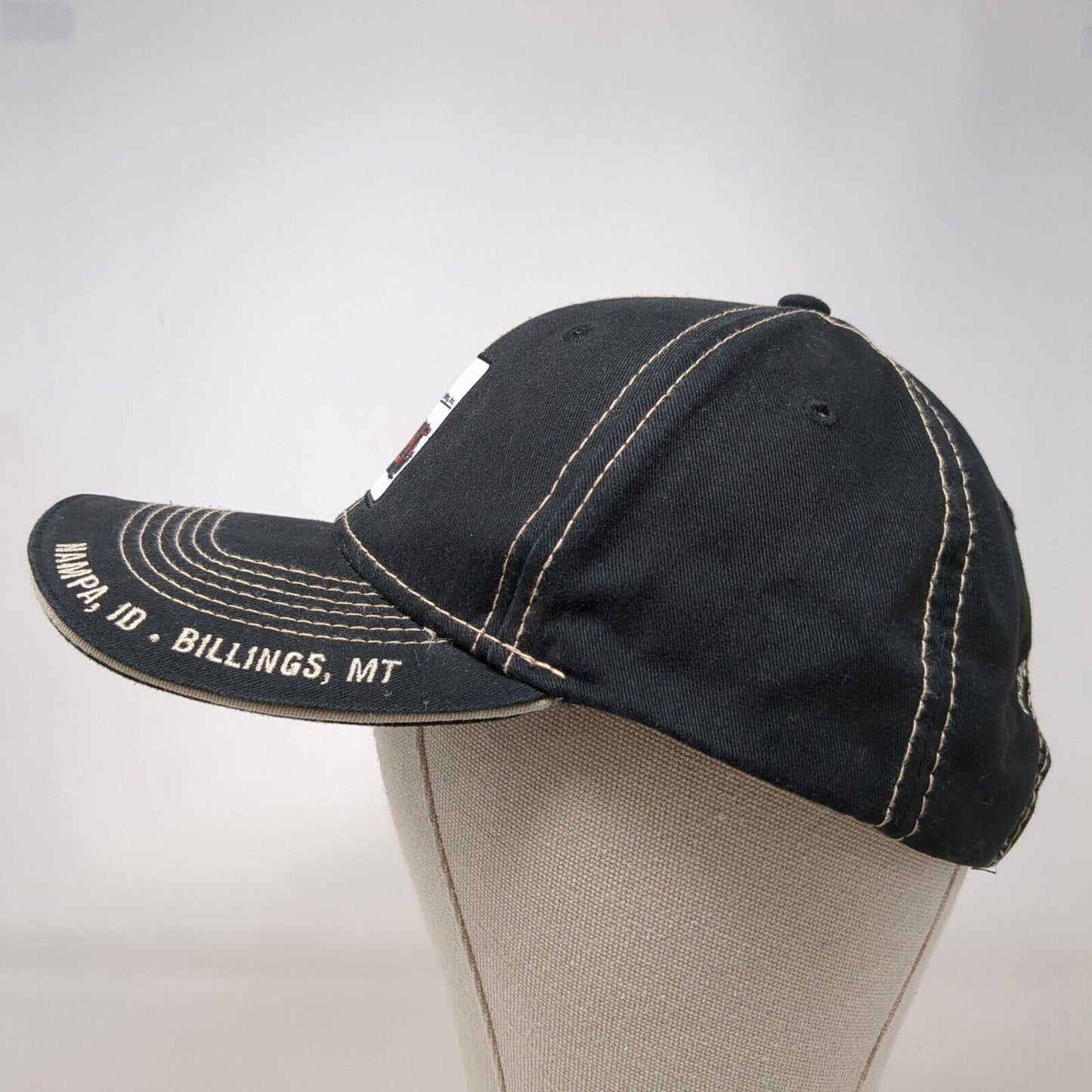 Haz Tech Drilling Inc Nampa ID Billing MT Strapback Hat Black OSFA 6 Panel MAX