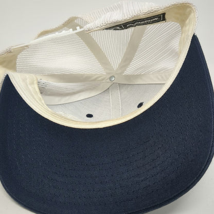 Richardson Trucker Hat Blue One Size Snapback Loose Screw Beer Co Logo Mesh
