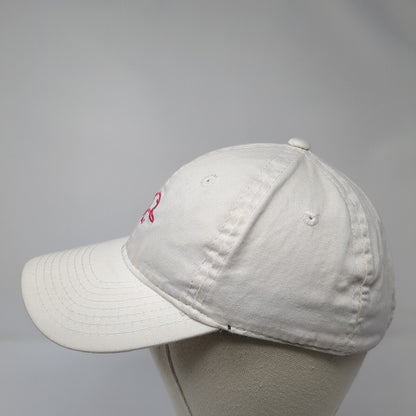 Ducks Unlimited Strapback Hat White Cream One Size Adjustable Outdoor