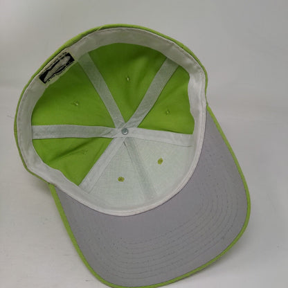 Unbranded Fitted Hat Green 7 1/8 Solid Vent Holes 6 Panel Blank
