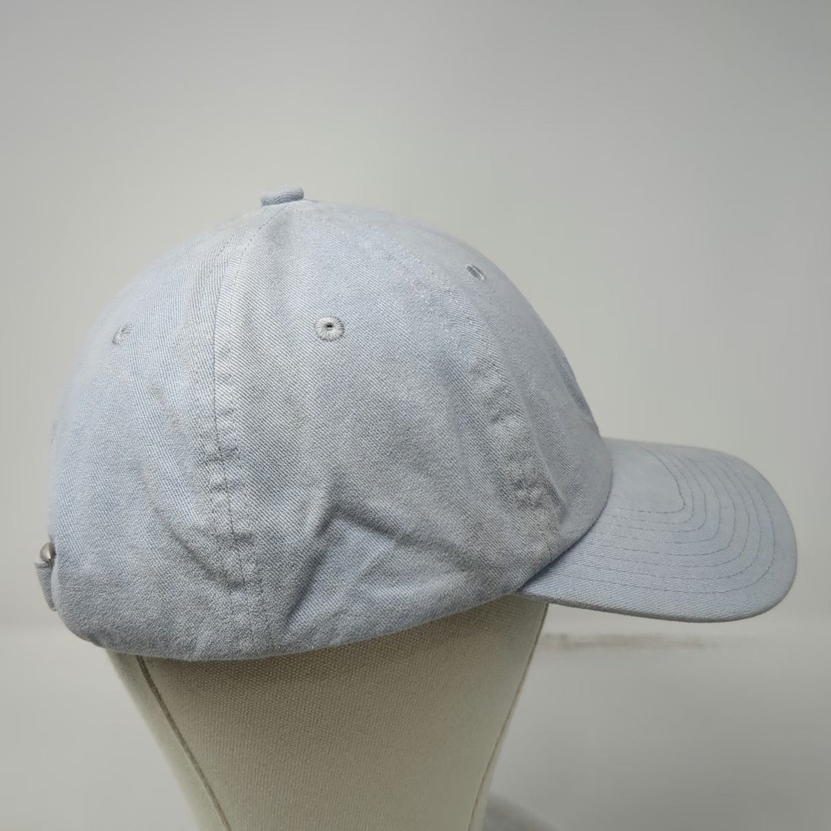 Levi's Baseball Cap Blue One Size Floral Daisy Cotton Slideback Adjustable Hat