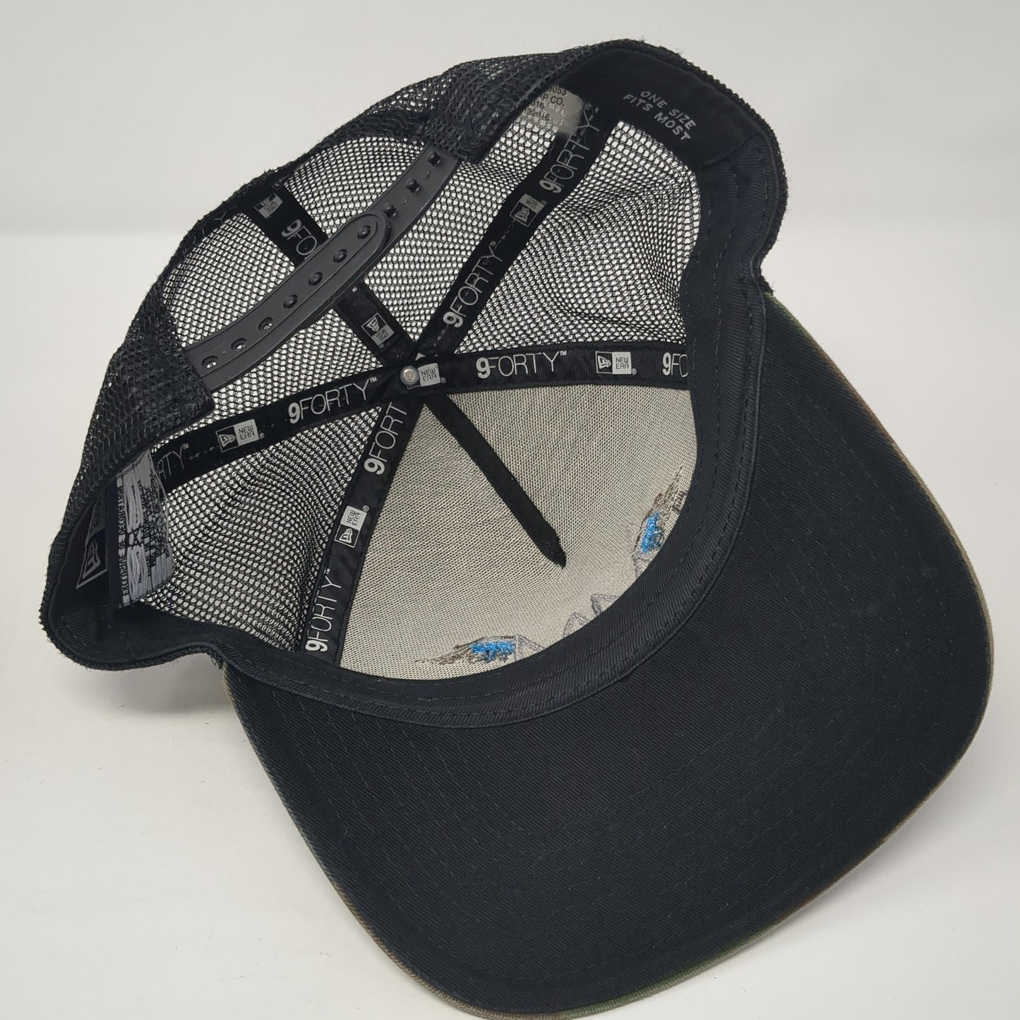 MM Wings Snapback Mesh Back Trucker Hat Multi Camo One Size New Era