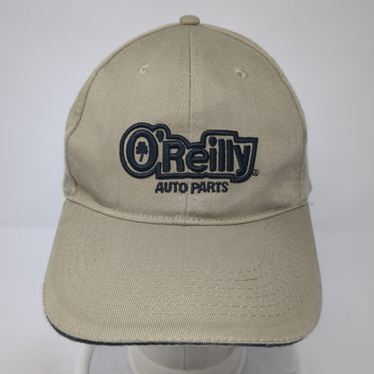O'Reilly Auto Parts Strapback Baseball Cap Brown OS Adjustable Embroidered