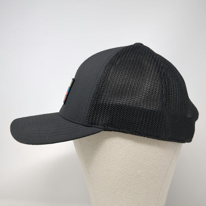 Black Clover Trucker Hat One Size Mesh Snapback Live Lucky Retro Sunset Patch