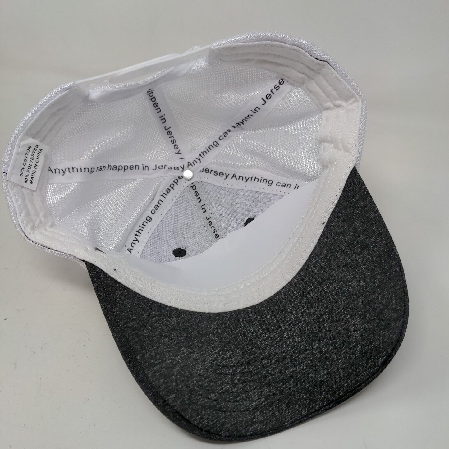 New Jersey Lottery Men's Snapback Mesh Back Hat Multicolor Cotton Blend