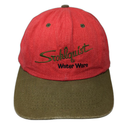 SCI Stohlquist Water Ware Two Tone Baseball Cap Red Green One Size Strapback Hat