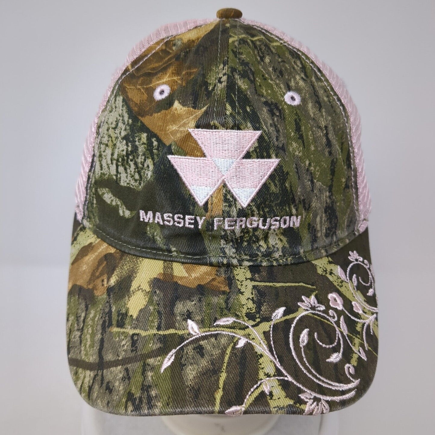 Massey Ferguson Trucker Hat Multicolor OS Adjustable Camouflage Mesh Back CMG