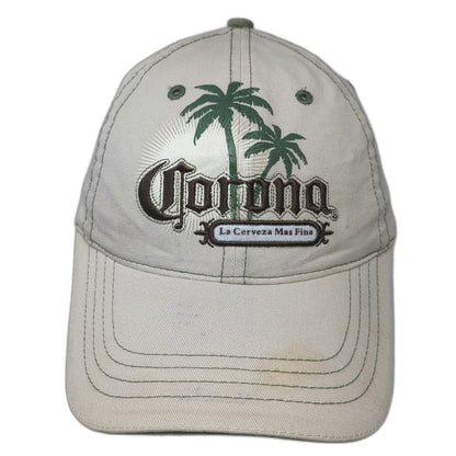 H3 Sportgear Corona Beer Palm Trees Beige Baseball Cap One Size Strapback Hat