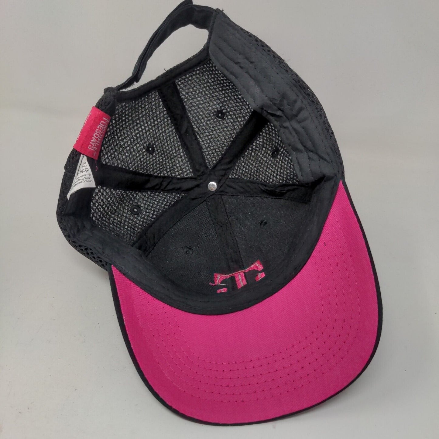 T-Mobile Tuesdays Women's Strapback Hat Black Size OSFA Embroidered Logo