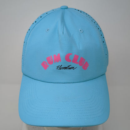 Rum Club Flomotion Snapback Cap Blue One Size Adjustable Mesh Back 6 Panel