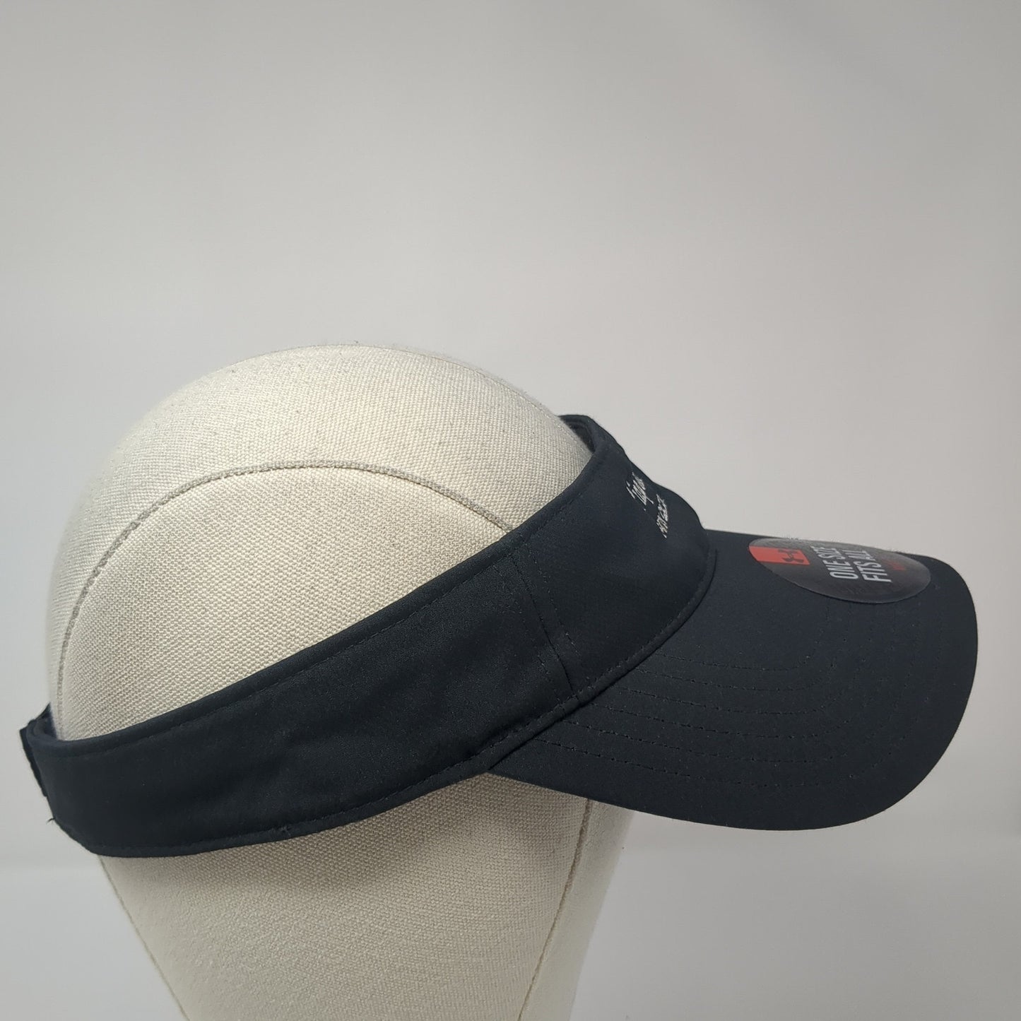 Pinpoint Fungicide Sun Visor Hat Black One Size Adjustable Strap Under Armour