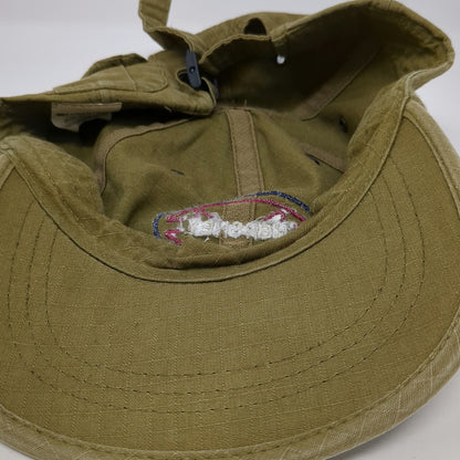 HersheyPark Baseball Cap Green One Size White Side Pocket Cotton Strapback Hat