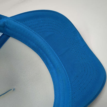 Cabo Paradise Blue Trucker Hat One Size Mesh Back Snapback Graphic Foam Crown