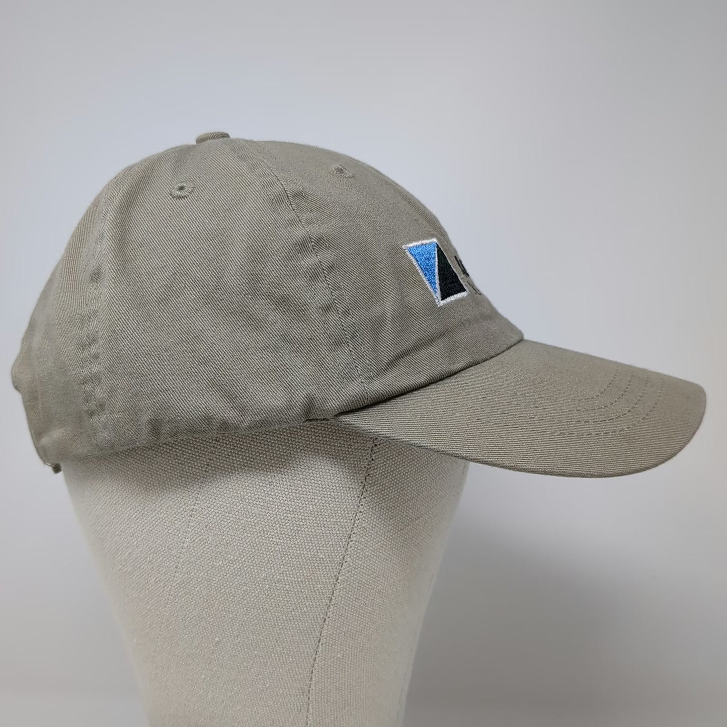 Port & Company Landmark Aviation Baseball Cap Beige One Size Strapback Logo Hat