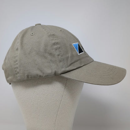 Port & Company Landmark Aviation Baseball Cap Beige One Size Strapback Logo Hat